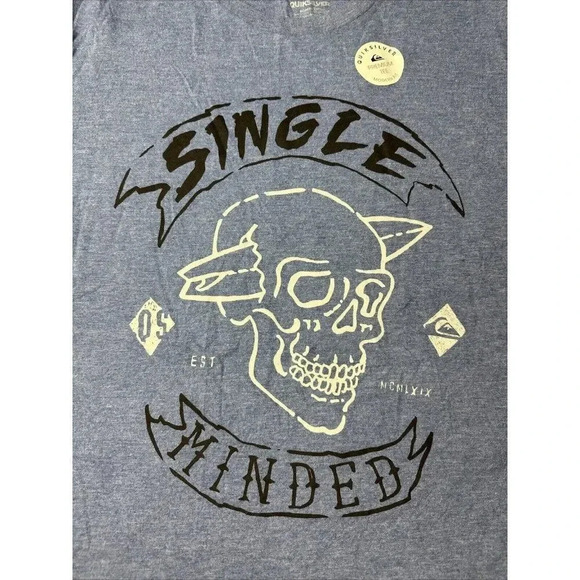 Quiksilver Men’s Single Minded Mod Short Sleeve T-Shirt Size S New - Picture 4 of 14